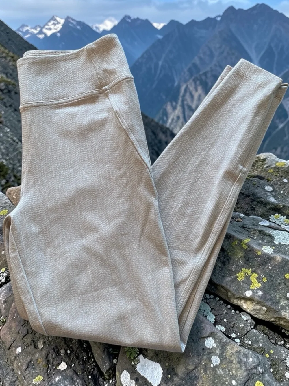 Athleta Delancey Skyline High-Rise Leggings Cream SP NWOT - Picture 9 of 12